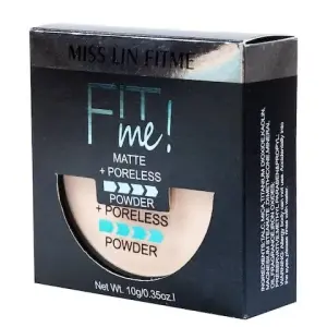 MC Matte Plus Shine Control Poreless 2 in 1 Facepowder Miss Lin Fitme Compact Powder