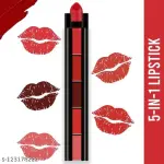5 in 1 Lipstick Matte Waterproof Long Lasting Random Shades Lipsticks
