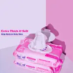 Nexton Baby Wipes Extra Sensitive Pink 64pcs